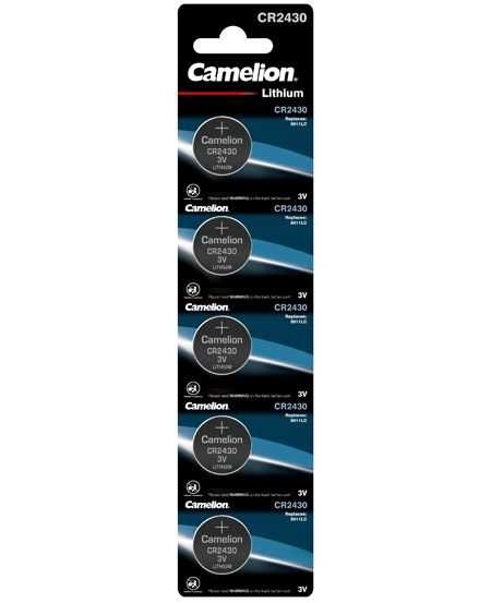 CAMELION BATERIJA litium BUTTONCELL CR2430 BP5
