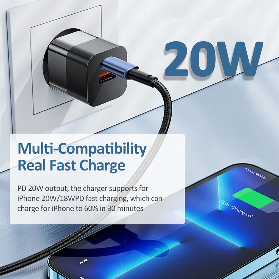 PUNJAC PD+USB I12 20W A+C WEWO - Image 3