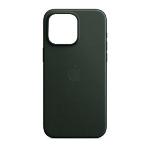 MagSafe kožna maskica za iPhone — iPhone 15 Plus, Zelena