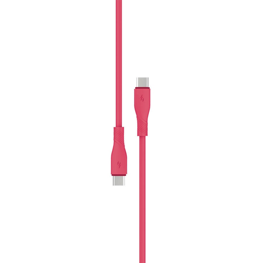 PD SILIKONSKI KABAL TYPE-C NA TYPE-C ANV-H3 1,5M PINK AN-KA - Image 2
