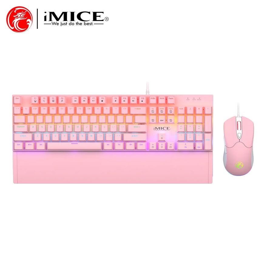 MEHANICKA TASTATURA I MIS KOMBO MK-X10 PINK IMICE