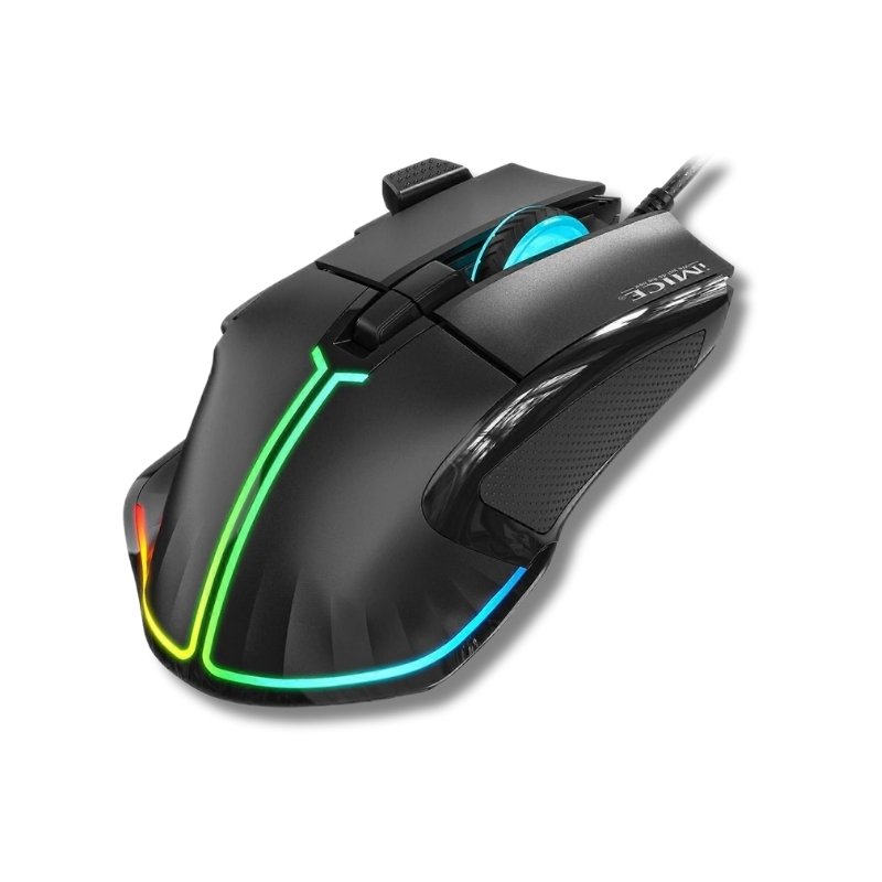 IMICE T50 gaming miš sa RGB osvjetljenjem 12800 DPI crni - Image 2