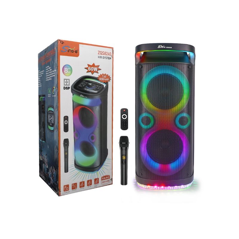 BLUETOOTH ZVUCNIK BT MIC ZQS8249 325*335*732MM 22W*2 SING-E - Image 2