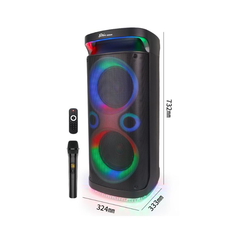 BLUETOOTH ZVUCNIK BT MIC ZQS8249 325*335*732MM 22W*2 SING-E - Image 3