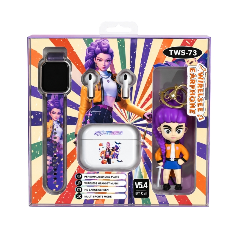 Poklon paket TWS-S73 K-POP ljubičasta