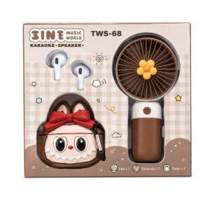Poklon paket TWS-68 3 u 1 cute set bež