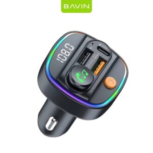 BAVIN PC2012 fm transmiter auto punjač PD 30 w QC 3.0 RGB