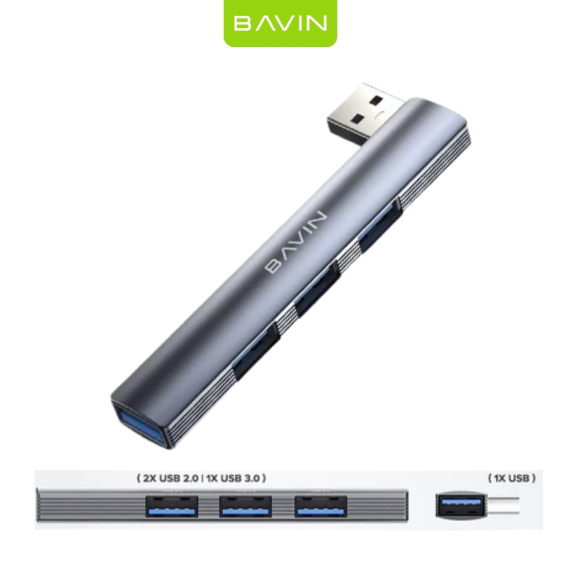 BAVIN HUB-32 USB adapter 4 u 1 USB 3.0