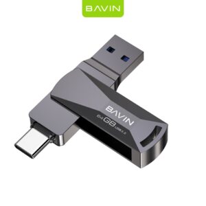BAVIN USB drive 64 gb 3.2 + USB-C W30 mb / s - R100 mb / s tlc UF-02-64G