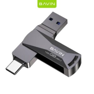 BAVIN USB drive 128 gb 3.2 + USB-C W35 mb / s - R100 mb / s tlc UF-02-128G