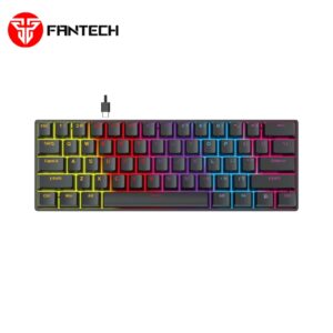 Mehanička žičana gaming tastatura FANTECH ATOM61 MK211 crna, crveni prekidači, 60% raspored
