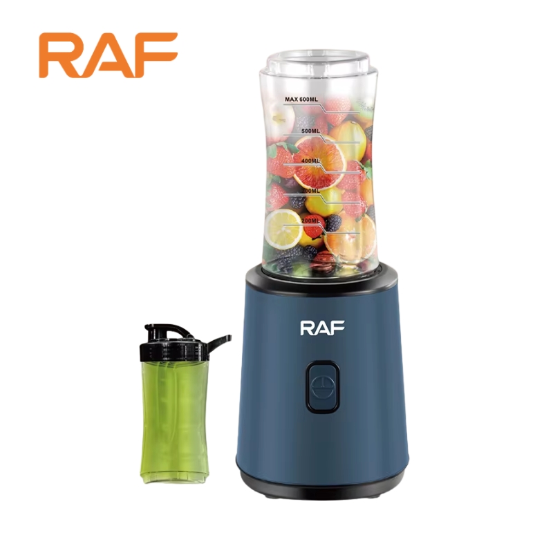 RAF R.397 smoothie blender 2 u 1 300 w sa dvije prenosne boce (600ml) — Plava