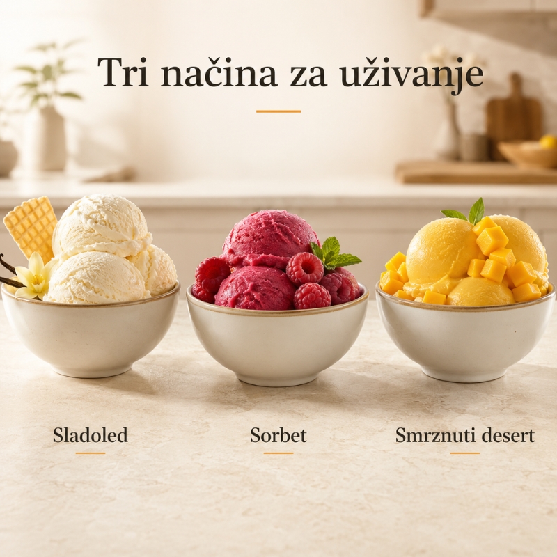 RAF R.0900 aparat za domaći sladoled, sorbet i smrznute deserte 1 l - Image 2