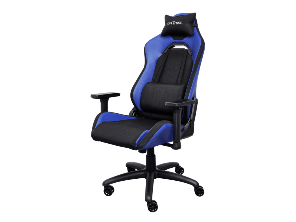 Trust GXT 714B gaming stolica RUYA, plava, udobna, podesiva ergonomska, eko materijal - Image 2