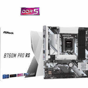 ASROCK MB B760M PRO RSIntel B760, LGA1700, 4xDDR53xM.2, 4xSATA, RAID, HDMI, DP, mATX