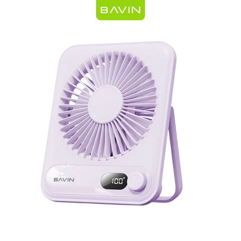 Desktop mini ventilator Ljubičasti BF-006 BAVIN | Prenosivi stolni ventilator