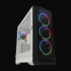 LC-Power Case Gaming 805BWHolo-1_X, Midi-Tower,4x120ARGBGPU: 390mm, CPU Cooler: 165mm
