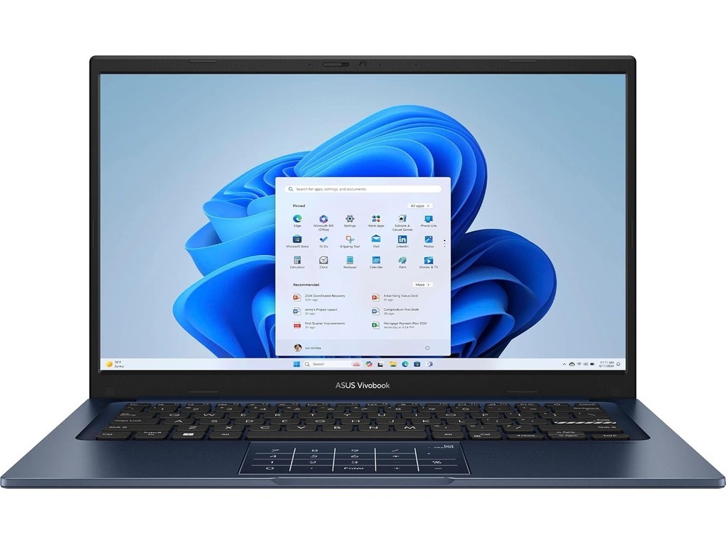 ASUS VivoBook X1404VAP-V14 14" FHD, Intel Core 5 120U, 8GB, 256GB, WIN11, Blue - Image 2