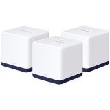 Mercusys Halo H50G(3-pack) 1900Mbps Whole Home Mesh Wi-Fi System,600Mbps at 2.4GHz,1300Mbps at 5GHz,3 Gigabit Ports,2 internal antennas,One Unified Network,Seamless Roaming,MU-MIMO,Easy Pair,Parental Controls,IPv6,Beamforming,Mercusys App