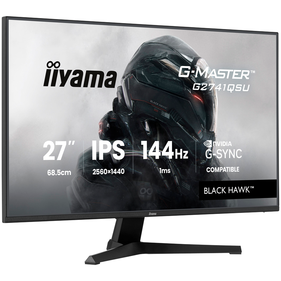 27 IPS Gaming, G-Master Black Hawk, G-SYNC Compatible, 2560x1440 144Hz, HDMI, DisplayPort, 1ms MPRT, Adaptive Sync, Speakers, USB 2x 2.0, Black Tuner - Image 3