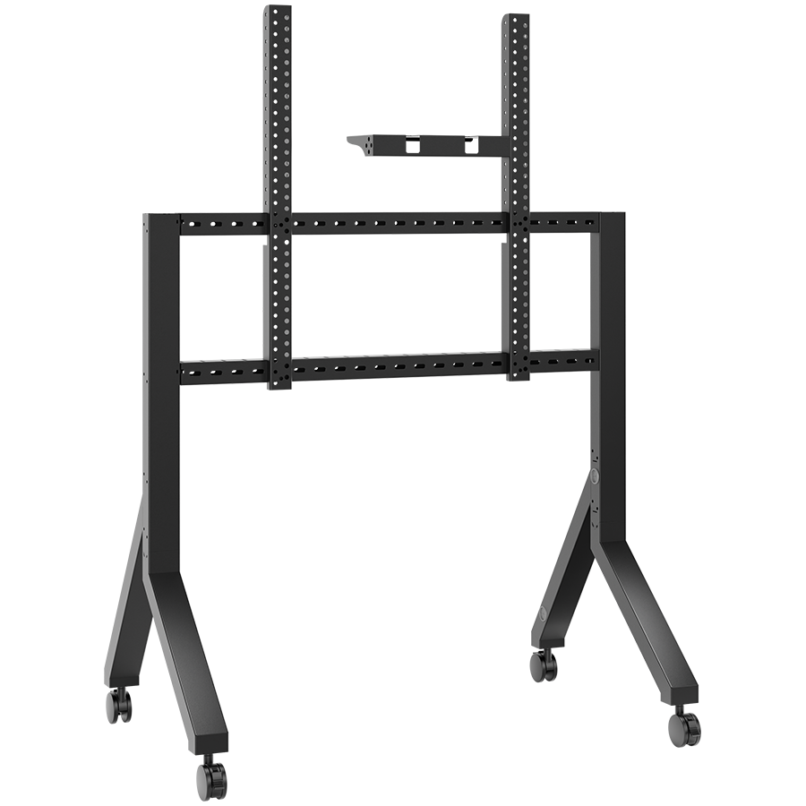 ONKRON Mobile TV stand for 70"-110" Screens up to 125 kg, Black - Image 2