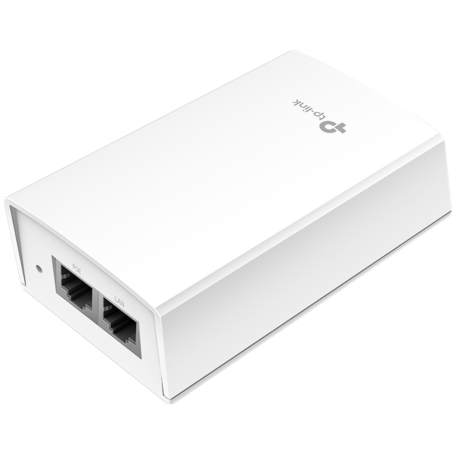 TP-Link POE4824G Omada 48V 24W Passive PoE Adapter, 1× 10/100/1000Mbps RJ45 Shielded Data IN Port, 1× 10/100/1000Mbps RJ45 Shielded Passive PoE Port, 48V passive PoE supported, Wall mount, Auto-determine the necessary power requirements - Image 2
