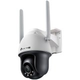 TP-Link VIGI C540-4G 4MP 4G LTE Full-Color Wi-Fi Pan/Tilt Outdoor Network Camera 4G Cat4 150/50 Mbps, LTE-FDD/LTE-TDD/HSPA+/UMTS,H.265+/H.265/H.264+/H.264, 1/3" Progressive Scan CMOS, Color/0.005 Lux@F1.6,0 Lux with IR/White Light, 25fps/30fps, IP66