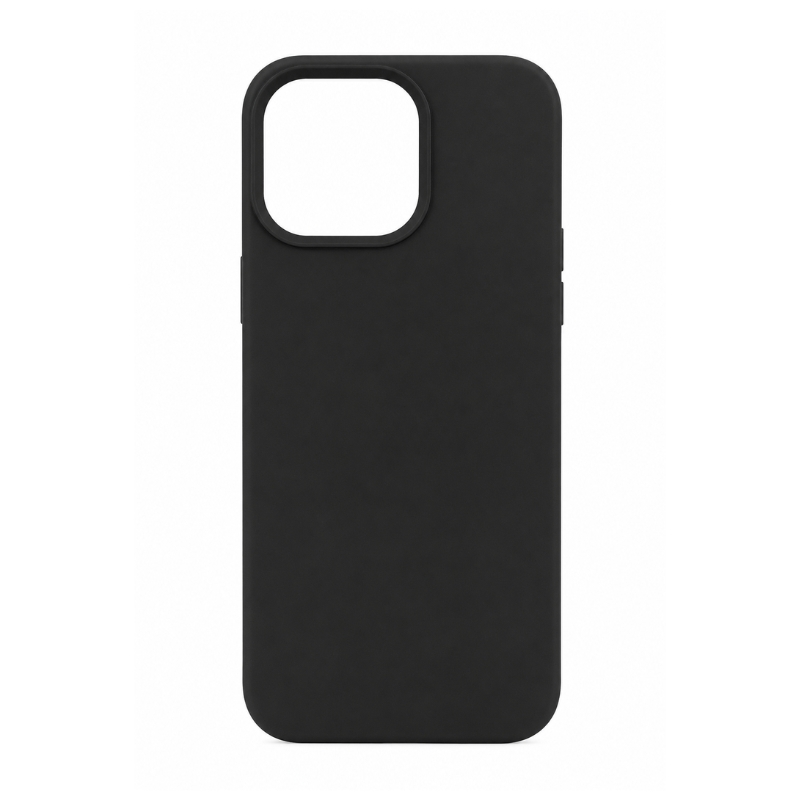 CLASSIC silikonska maskica za iPhone | Platoon — iPhone 15 Pro, Crna