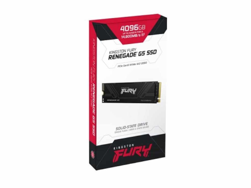 Kingston SSD 4TB NVMe M.2Fury Renegade, PCIe 5.0R/W : 14800/14000MB/s - Image 2