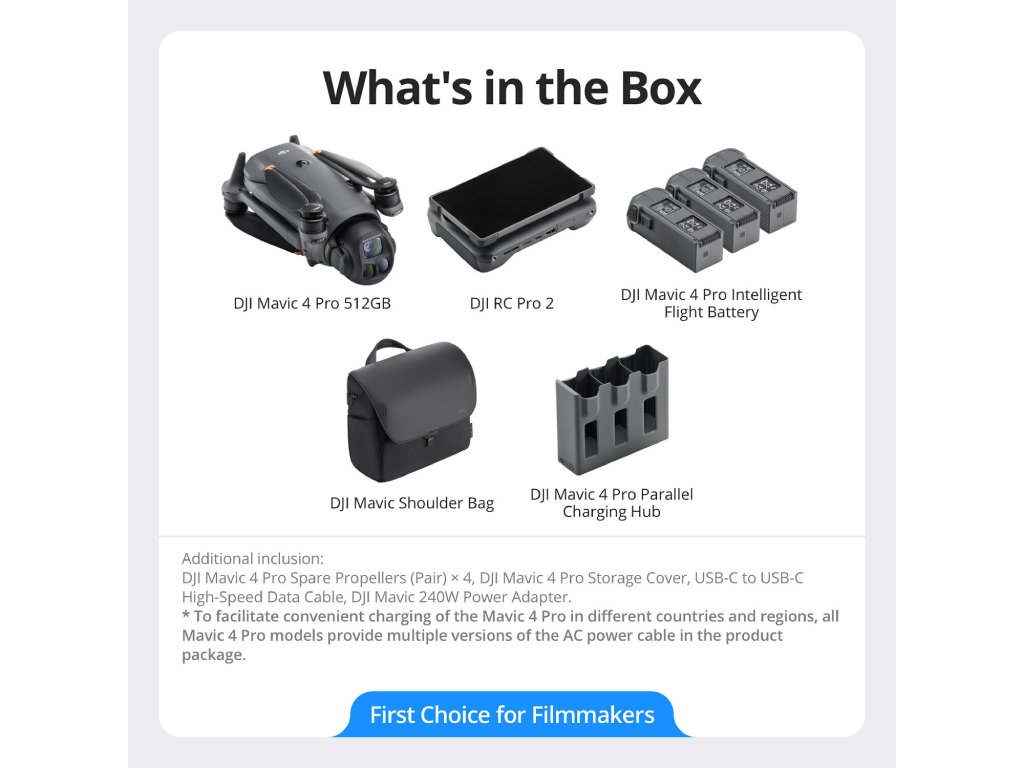 DJI Mavic 4 Pro 512 GB CreatorDron, Combo (DJI RC Pro 2) - Image 3