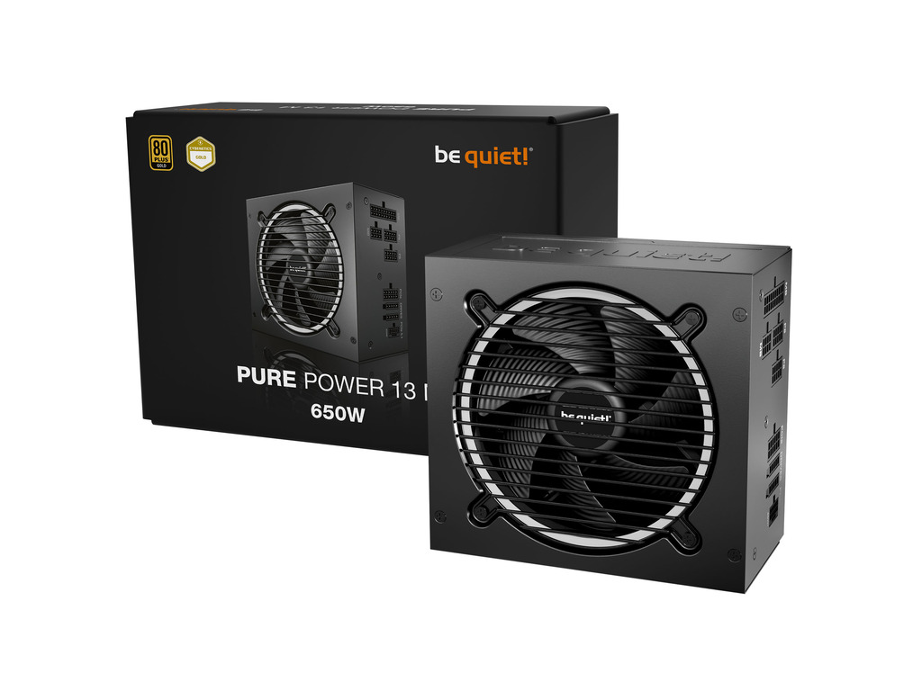 be quiet! Pure Power 650W Gold13M, 80 PLUS, ATX 3.1, PCIe 5.1, black