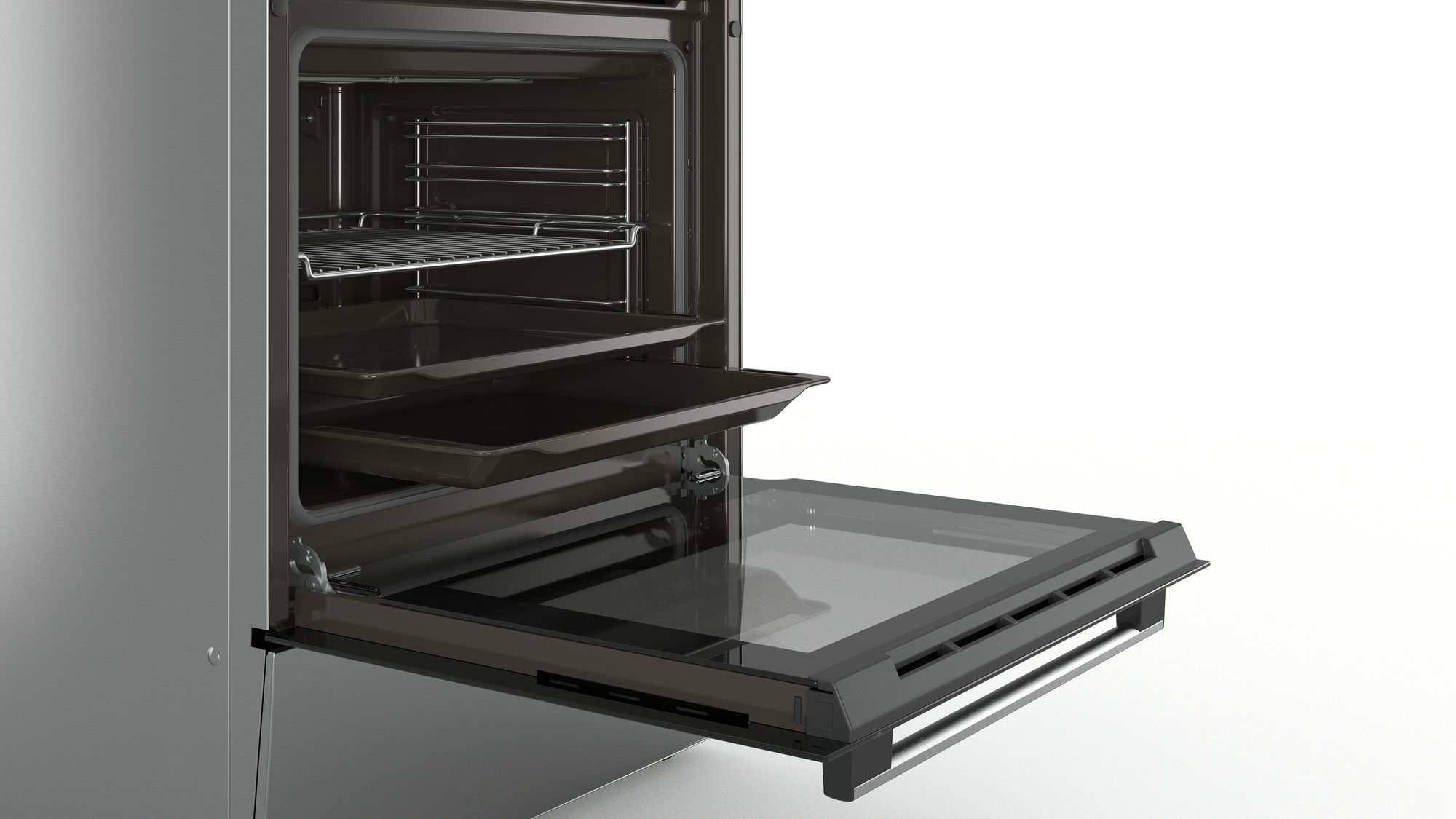 BOSCH električni štednjak Serie 2|, A, 66L,ravna ploča INOX, 7 programa, 3D HotAir, - Image 3