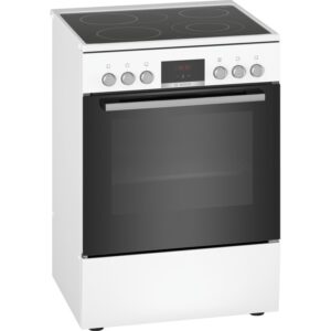 BOSCH električni štednjak Serie 4|, A, 66L, BIJELI EcoCleanDirect, Display