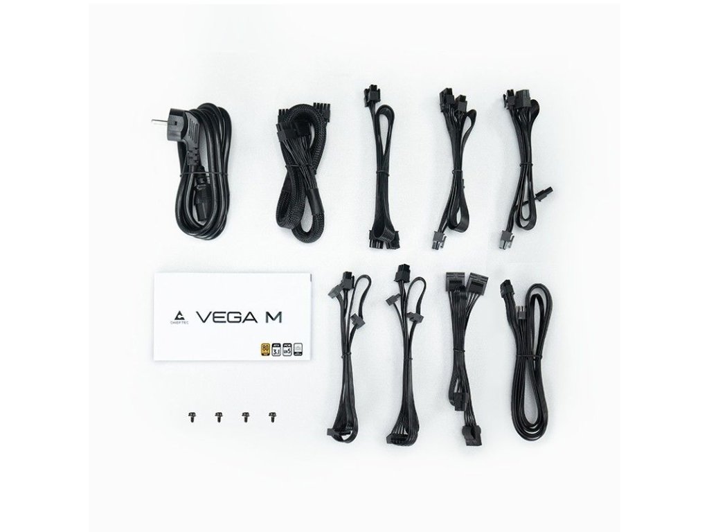 Chieftec PSU 750W VEGA M, Gold80+, Fully Modular, ATX 3.1PCIe 5.1 - Image 2