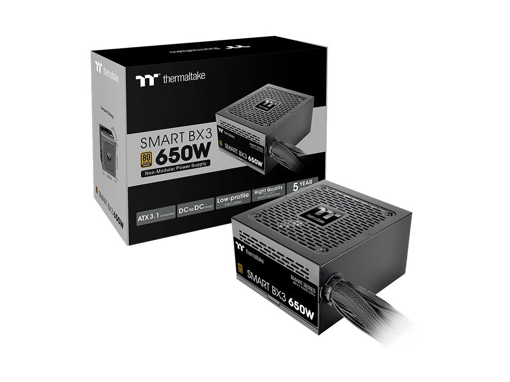 Thermaltake PSU Smart BX3 650wBronze, non modular PSU, 80+,ATX 3.1 - Image 2