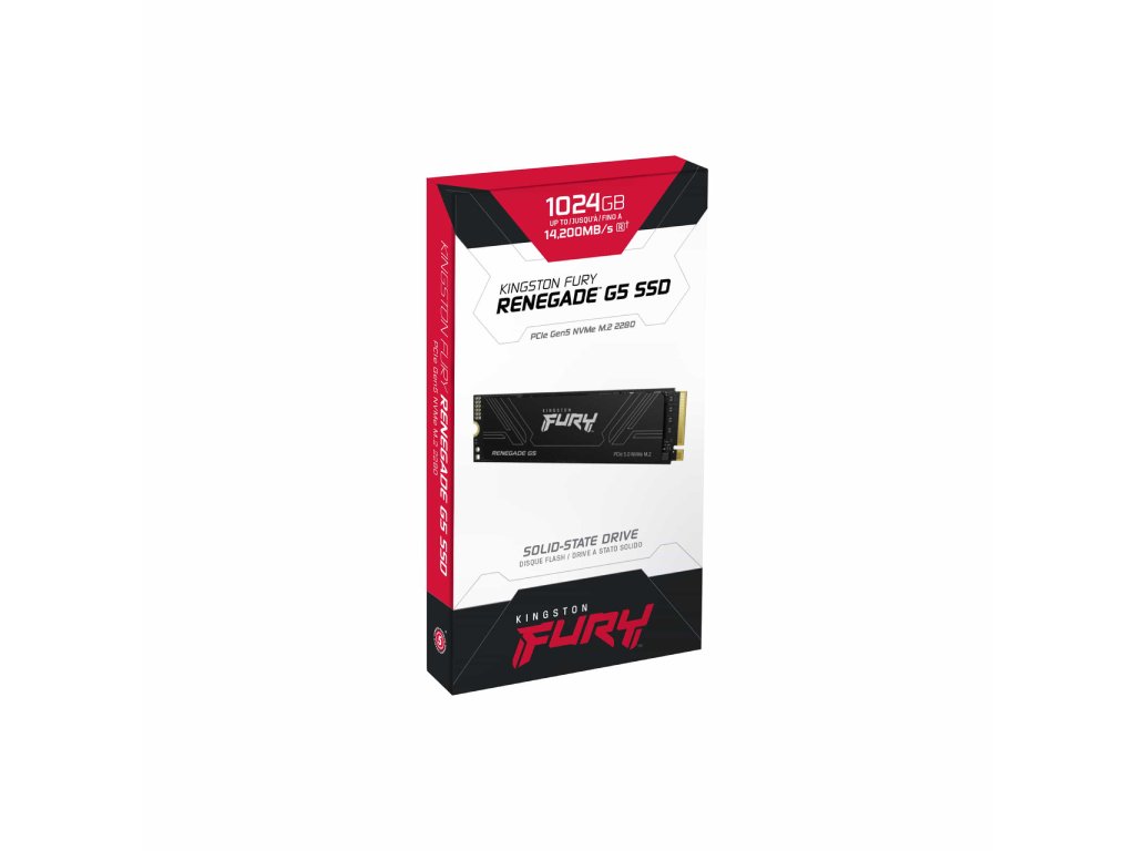 Kingston SSD 1TB NVMe M.2Fury Renegade, PCIe 5.0R/W : 14200/11000MB/s - Image 2