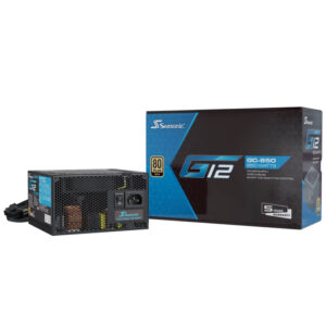 Seasonic G12 GC80 850W Gold PC ATX 80 PLUS Gold Active 12 cm, Black