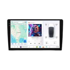 DUDU4 Android multimedija za auto 9,5", 4/64 GB, 8 jezgri, UIS8581 — BMW E90 320i (2005–2012)