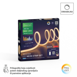 GREEN TECH LED traka Green Tech NEON 24V 30W IP65 3CCT SMART APP + DALJINSKI - NEON-3CCT-SMART