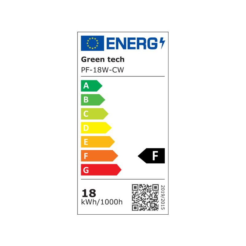 GREEN TECH LED svjetiljka Green Tech, 18W, 6000K, IP20, 60 cm podgradna - PF-18W-CW - Image 2