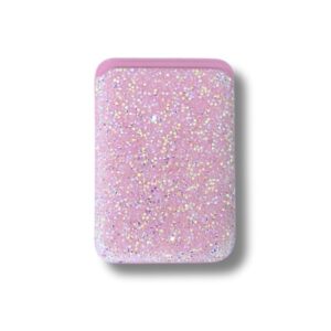 Glitter MagSafe novčanik pink