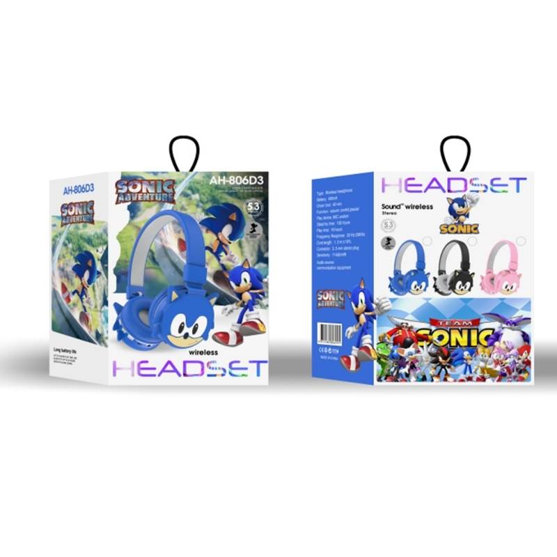 Kids Bluetooth slušalice AH-806D3 crne - Image 2
