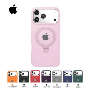 REVOLVE Maskica za iPhone sa Prstenom | Sigurnije Držanje Telefona — iPhone 14, Crna