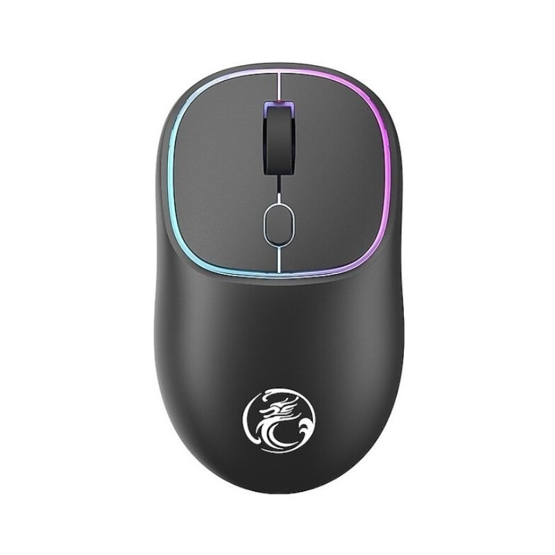 IMICE W-618 bežični miš sa pozadinskim osvjetljenjem 2.4 GHz crni