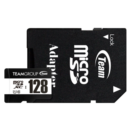 Team MicroSD UHS-I U1 C10 Memory Card 128GB