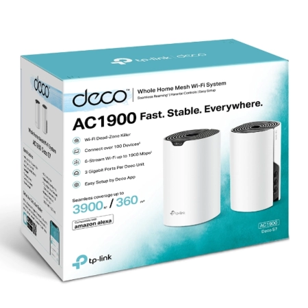 TP-Link Deco S7 (2-pack) AC1900 Whole Home Mesh Wi-Fi System - Image 2