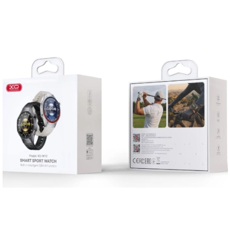 XO Smartwatch W12 Sports Call Silver - Image 2