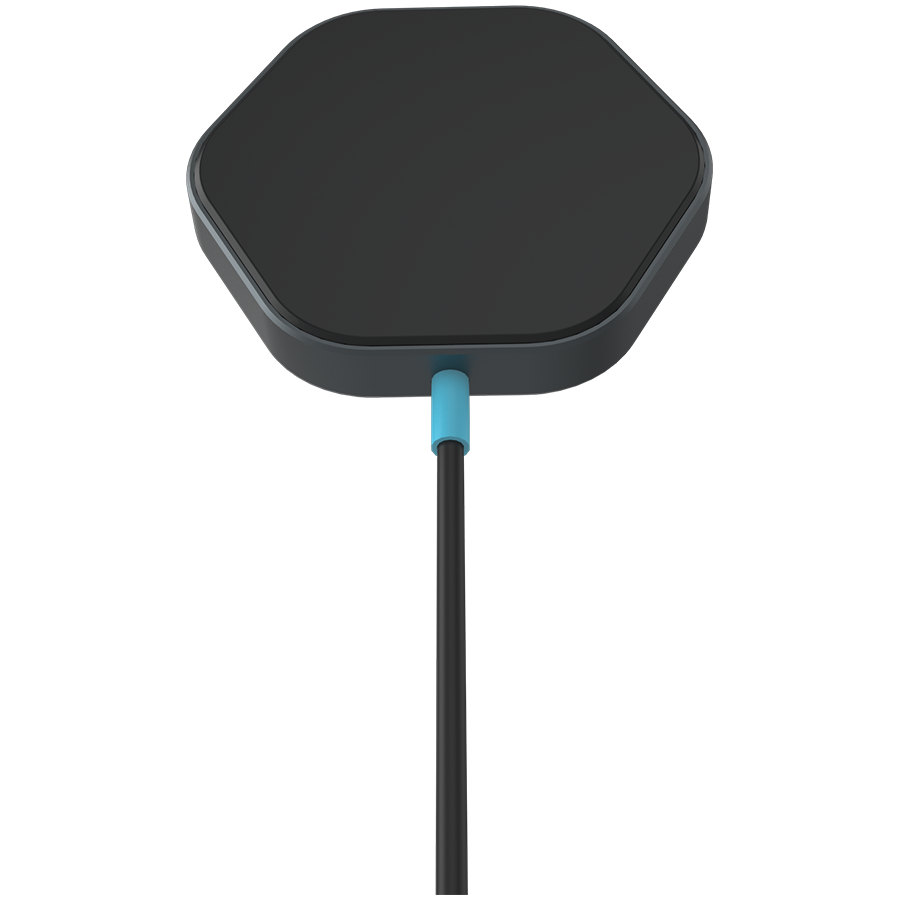 CANYON wireless charger HEXAGON 110 Dark Grey Blue - Image 2